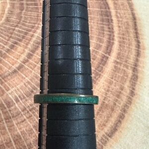 Slim Malachite Ring size 8